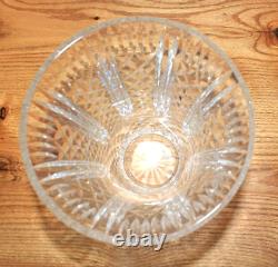 10 Flared WATERFORD Cut Crystal Vase Signed, Heavy, Elegant, Large