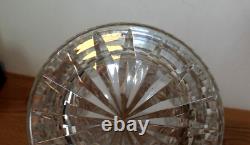 10 Flared WATERFORD Cut Crystal Vase Signed, Heavy, Elegant, Large