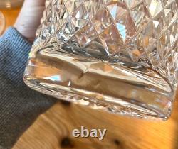 10 Flared WATERFORD Cut Crystal Vase Signed, Heavy, Elegant, Large