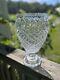 12 Hand Cut 24% Lead Crystal Vase Poland Flower Goblet? Centerpiece Glass Art