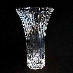 1 (One) MIKASA PARK LANE Cut Lead Crystal Flared 10 Vase DISCONTINUED