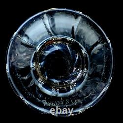 1 (One) TIFFANY & CO REEDS Cut Crystal 8 Bud Vase Signed DISCONTINUED