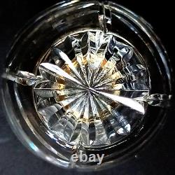1 (One) TIFFANY & CO SWAG Cut Crystal 6 Flower Vase Signed RETIRED
