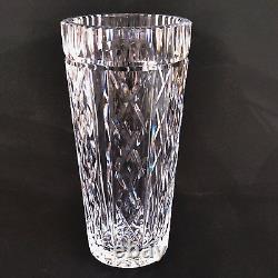 1 (One) WATERFORD GIFTWARE Cut Crystal 8 in Footed Vase Signed DISCONTINUED