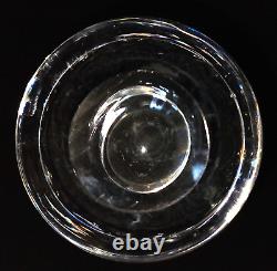 1 (One) WATERFORD GIFTWARE Cut Crystal 9 in Footed Vase Signed DISCONTINUED