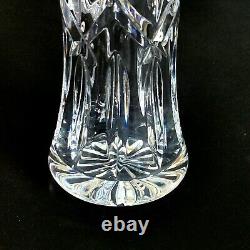 1 (One) WATERFORD KILRANE Cut Crystal 8 in Flared Flower Vase Signed DISCONT