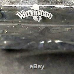 1 (One) WATERFORD LISMORE 8 Square Cut Lead Crystal Flower Vase Signed