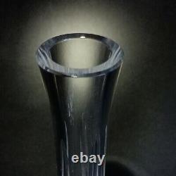 1 (One) WATERFORD LISMORE Cut Crystal 9 in Bud Vase Signed