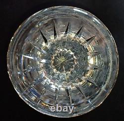 1 (One) WATERFORD VINTAGE Cut Crystal 10 in Footed Vase Signed DISCONTINUED