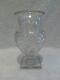 20th C French Cut Crystal Footed (squared Base) Vase Baccarat H 21,5cm 8,5inch