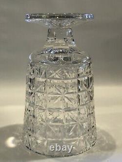 9.75 Waterford Clear Cut Crystal Pedestal Vase Hallmarked