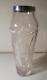 A Large Art Deco Silver Rimmed Cut Glass / Crystal Vase Sheffield 1923
