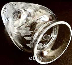 Absolutely Beautiful Rare Signed Vintage Stuart Crystal 6/15cm Hand Cut Vase