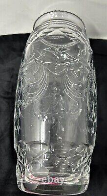 Antique ABP American Brilliant Period Cut Glass Vase Signed Hawkes