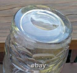 Antique ABP American Brilliant Period Cut Glass Vase Signed Hawkes