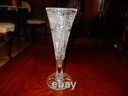 Antique American Brilliant Cut Glass Large Vase