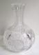 Antique American Brilliant Period Cut Crystal Wine Carafe/vase Pinwheels 8.25