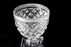 Antique Baccarat -Voneche cut crystal Empire drageoir 1810-1830