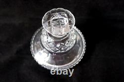 Antique Baccarat -Voneche cut crystal Empire drageoir 1810-1830