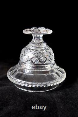 Antique Baccarat -Voneche cut crystal Empire drageoir 1810-1830