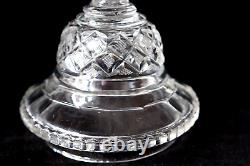 Antique Baccarat -Voneche cut crystal Empire drageoir 1810-1830