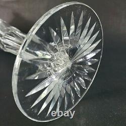 Antique Crystal American Brilliant Cut Glass Trumpet Vase 14