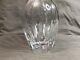 Antique Crystal Vase Lead 24 Cut Tall Clear Vintage Glass