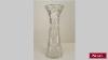 Antique French Victorian Tall Shaped Crystal Vase With