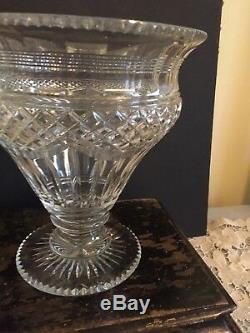 Antique Georgian Cut Glass Crystal Vase Urn