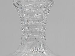 Antique HAWKES AMERICAN BRILLIANT CUT ABP CRYSTAL CARAFE VASE Signed