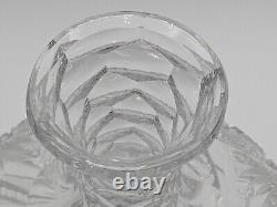 Antique HAWKES AMERICAN BRILLIANT CUT ABP CRYSTAL CARAFE VASE Signed