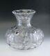 Antique C1910 American Cut Crystal Glass Decorative Flower Vase