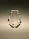 Art Deco Crystal Clear Cut To Facet Glass Vase Hoffmann Faceted Bohemian Decor