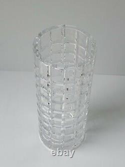Atlantis (Portugal) 80's Post-Modern, Very Rare Hand Blown & Cut Crystal Vase