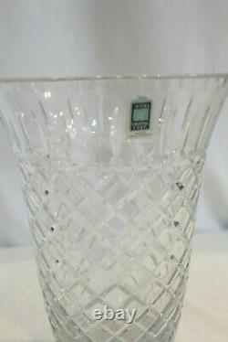 Avitra Crystal Corp Hand Cut Over 24% Lead Crystal 12 Tall Vase