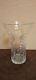 Avitra Palm Cut 24% Lead Crystal Flower Vase 10 3/4 Tall Made In Poland