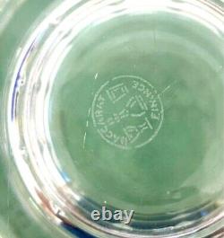 BACCARAT Eye Square Vase Square S Crystal Clear Glass Horizontal Cut Flower Vase