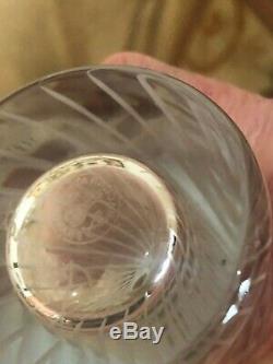 Baccarat Crystal Clear Hand Cut Bud Vase Mikado Passion