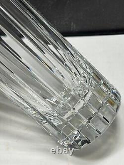 Baccarat Crystal HARMONIE Vertical Cuts Cylinder Flower Vase 7 7/8