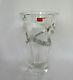 Baccarat Crystal Torando Cut Out Clear Spiral Vase 9 France 2103220 Gorgeous