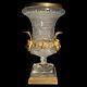 Baccarat Cut Crystal Vasiform Vase With Gilt Bronze Hand Chased Mounts