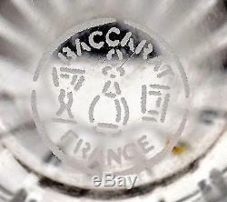 Baccarat France Signed Harmonie French Cut Crystal 6 7/8 Bud Vase 1975