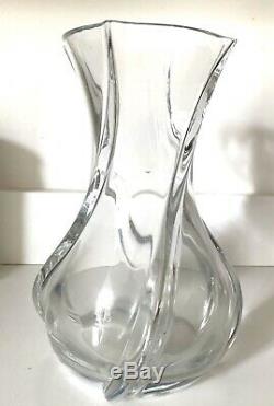 Baccarat French Cut Crystal Large Vase GORGEOUS