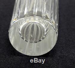 Baccarat Harmonie Hand Cut Crystal Vase. Makers Mark on Reverse