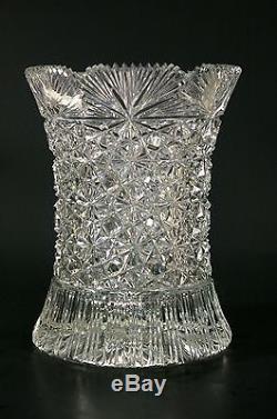 Beautiful Vintage Cut Crystal Small Glass Vase