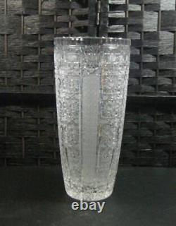 Bohemia Czech Hand Cut Lead Crystal Queen Lace Bohemian Vase 10