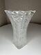 Bohemian Czech Crystal 11 Vase Hand Cut Queen Lace 24% Lead Glass