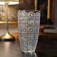 Bohemian Czech Hand Cut 9 Flower Vase Queen Lace 500pk 24% Lead Crystal