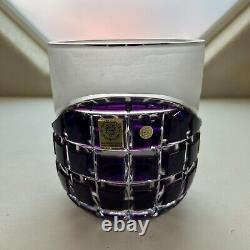 CAESAR CRYSTAL NERON Medium Cup Vase Signed MASTERWORK Kunst Frost Bohemian