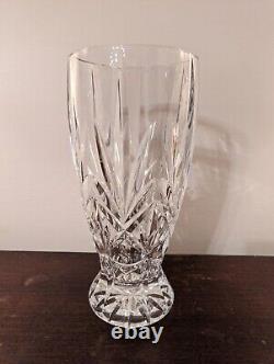 Clear Crystal 12 Vase Beautiful Cut Glass Heavy